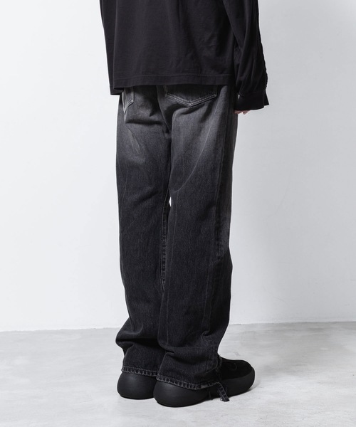 VEIN (ヴェイン)の「13OZ デニム ブーツカット トラウザーズ / 13OZ DENIM BOOT CUT TROUSERS(デニムパンツ・メンズ・ライトインディゴブルー/ダークブラウン/ブラック・1/2/3)」の10枚目の写真