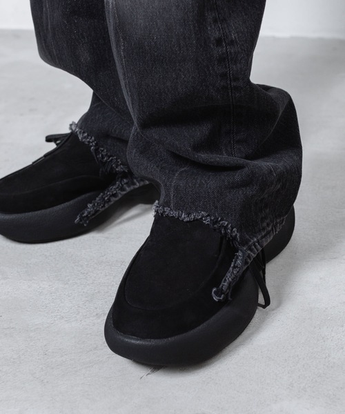 VEIN (ヴェイン)の「13OZ デニム ブーツカット トラウザーズ / 13OZ DENIM BOOT CUT TROUSERS(デニムパンツ・メンズ・ライトインディゴブルー/ダークブラウン/ブラック・1/2/3)」の13枚目の写真