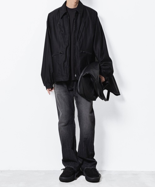 VEIN (ヴェイン)の「13OZ デニム ブーツカット トラウザーズ / 13OZ DENIM BOOT CUT TROUSERS(デニムパンツ・メンズ・ライトインディゴブルー/ダークブラウン/ブラック・1/2/3)」の15枚目の写真