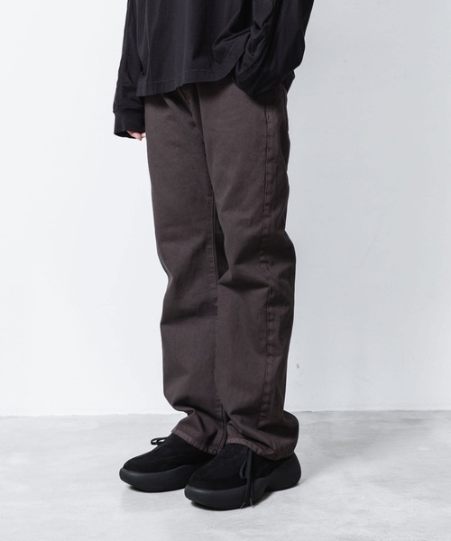 VEIN (ヴェイン)の「13OZ デニム ブーツカット トラウザーズ / 13OZ DENIM BOOT CUT TROUSERS(デニムパンツ・メンズ・ライトインディゴブルー/ダークブラウン/ブラック・1/2/3)」の17枚目の写真