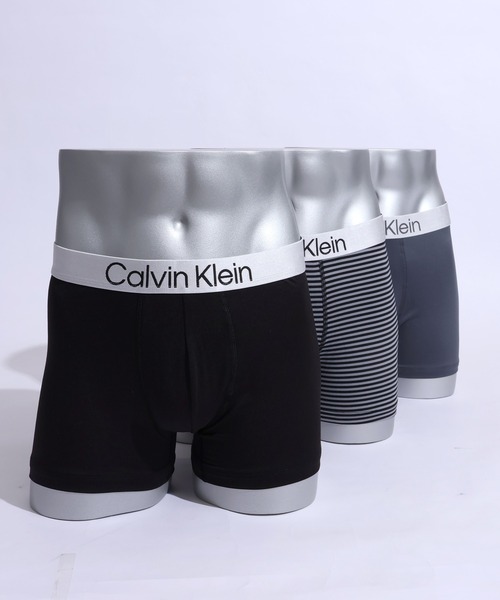 Calvin Klein(カルバン・クライン)の【Calvin Klein/カルバンクライン】ワンポイントロゴ ボクサーパンツ 3枚セット(ボクサーパンツ)