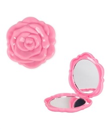 Ein（アイン）の「Ein/ローズモチーフ 両面 メイク コンパクトミラー 鏡（手鏡/メイクミラー）」