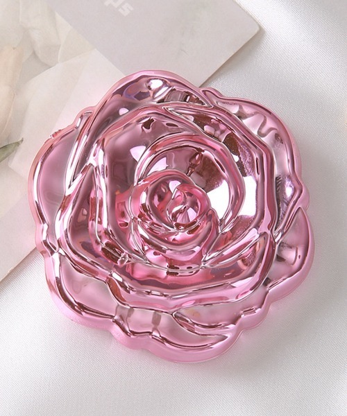 セール】Ein/ローズモチーフ 両面 メイク コンパクトミラー 鏡（手鏡