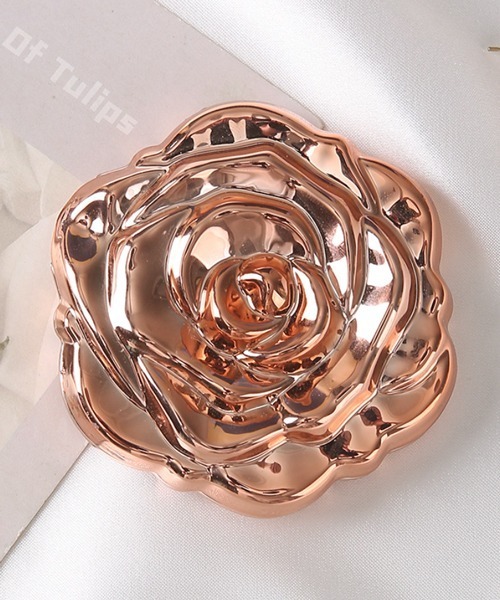 セール】Ein/ローズモチーフ 両面 メイク コンパクトミラー 鏡（手鏡