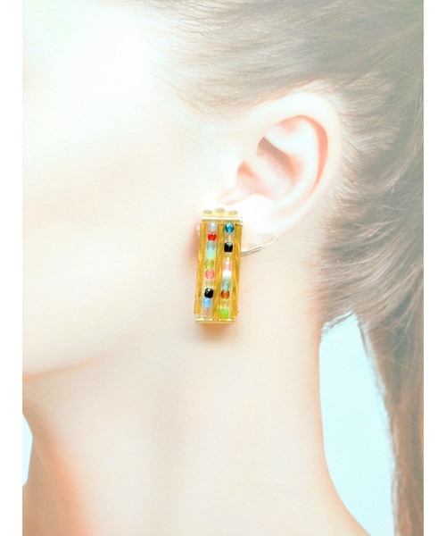 ピアス　No.4497 ピアス K10ピンクゴールド ダイヤモンド合計0.1ct (4月誕生石