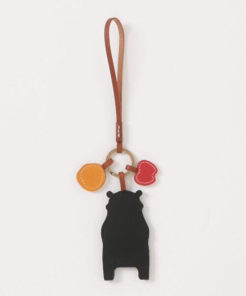 genten(ゲンテン)の「ワクワクチャーム くまモンのチャーム(キーケース/キーアクセサリー・メンズ・ブラック・FREE)」の2枚目の写真