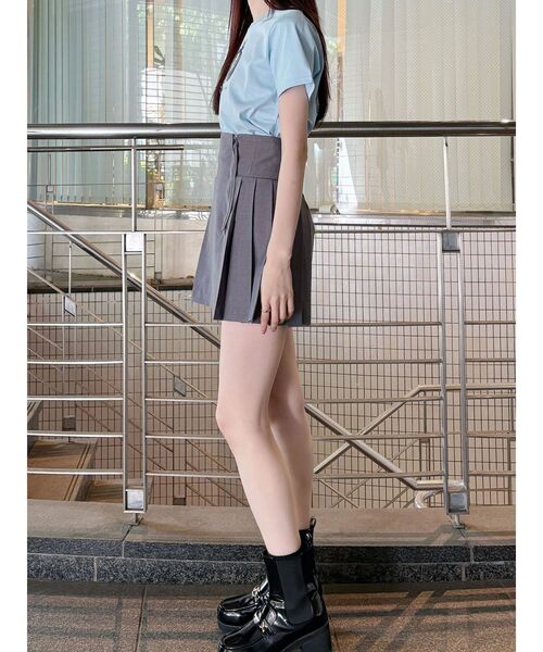 MERCURYDUO（マーキュリーデュオ）の「ローファーサイドゴアショートブーツ（ブーツ・レディース・ダークブラウン/ブラック・36/38）」の5枚目の写真