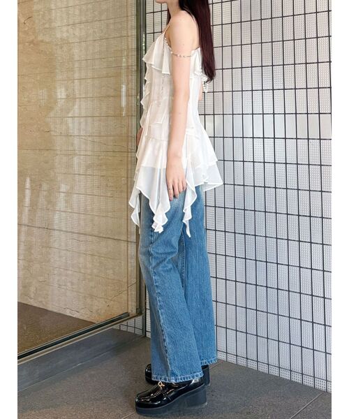 MERCURYDUO（マーキュリーデュオ）の「ローファーサイドゴアショートブーツ（ブーツ・レディース・ダークブラウン/ブラック・36/38）」の7枚目の写真