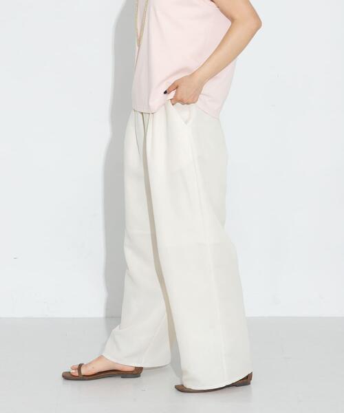 URBAN RESEARCH Sonny Label(アーバンリサーチサニーレーベル)の「メッシュイージーワイドパンツ(その他パンツ・レディース・ベージュ/アイボリー・36/38)」の6枚目の写真