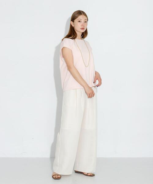 URBAN RESEARCH Sonny Label(アーバンリサーチサニーレーベル)の「メッシュイージーワイドパンツ(その他パンツ・レディース・ベージュ/アイボリー・36/38)」の8枚目の写真