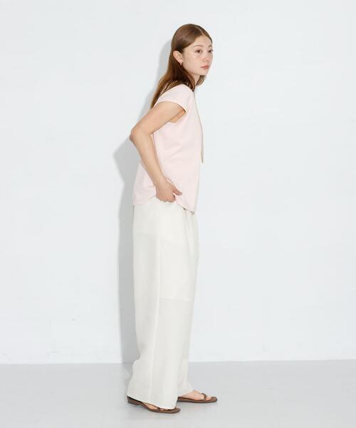 URBAN RESEARCH Sonny Label(アーバンリサーチサニーレーベル)の「メッシュイージーワイドパンツ(その他パンツ・レディース・ベージュ/アイボリー・36/38)」の9枚目の写真