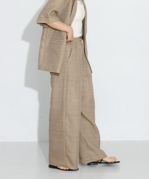 URBAN RESEARCH Sonny Label(アーバンリサーチサニーレーベル)の「メッシュイージーワイドパンツ(その他パンツ・レディース・ベージュ/アイボリー・36/38)」の16枚目の写真