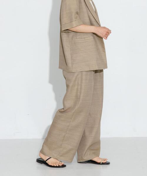 URBAN RESEARCH Sonny Label(アーバンリサーチサニーレーベル)の「メッシュイージーワイドパンツ(その他パンツ・レディース・ベージュ/アイボリー・36/38)」の17枚目の写真