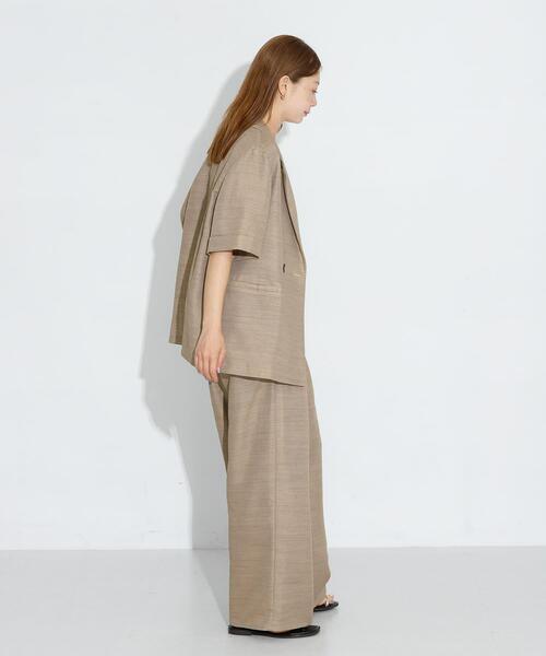 URBAN RESEARCH Sonny Label(アーバンリサーチサニーレーベル)の「メッシュイージーワイドパンツ(その他パンツ・レディース・ベージュ/アイボリー・36/38)」の21枚目の写真