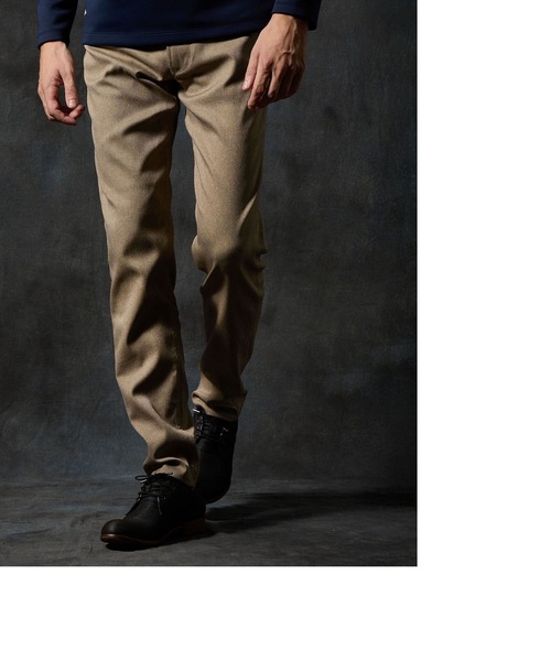 HIDEAWAYS NICOLE（ハイダウェイニコル）の「ウールライク５ポケットパンツ（その他パンツ・メンズ・グレー/ブラック/ベージュ・LARGE/MEDIUM/X-LARGE/SMALL）」の3枚目の写真