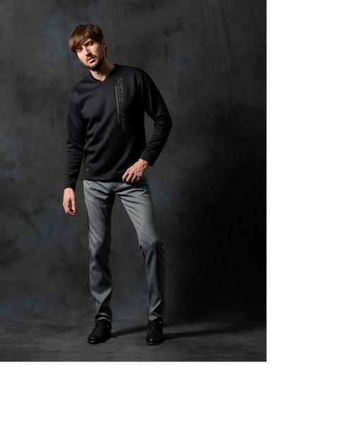 HIDEAWAYS NICOLE（ハイダウェイニコル）の「ウールライク５ポケットパンツ（その他パンツ・メンズ・グレー/ブラック/ベージュ・LARGE/MEDIUM/X-LARGE/SMALL）」の5枚目の写真