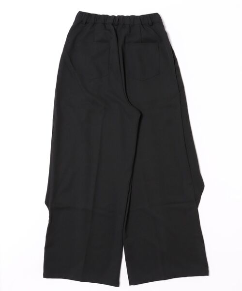 NOWLE（ノウル）の「【NOWLE】センターライン ダブルプリーツ ドレープ フレア スラックス（スラックス・メンズ・アッシュブラウン/ブラック・LARGE/MEDIUM/SMALL）」の3枚目の写真