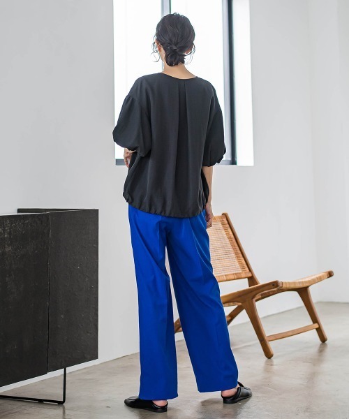 la.f…（ラエフ）の「【WEB限定】バルーンスリーブブラウス≪手洗い可能≫（シャツ/ブラウス・レディース・チャコールグレー/ライトグレー・9号/11号）」の22枚目の写真