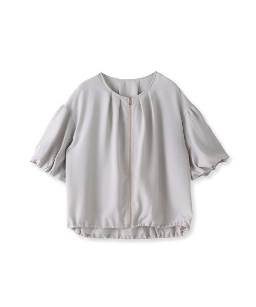 la.f…（ラエフ）の「【WEB限定】バルーンスリーブブラウス≪手洗い可能≫（シャツ/ブラウス・レディース・チャコールグレー/ライトグレー・9号/11号）」の3枚目の写真