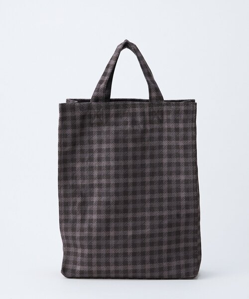 Whim Gazette(ウィムガゼット)の「【Hoaw.×Sampoコラボアイテム】 TOTE(トートバッグ・レディース・グレー/ブラウン・FREE)」の9枚目の写真