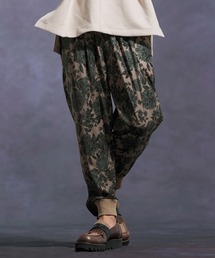 Jih Nunc | mp13900-フラワー総柄タックリブパンツ(その他パンツ)