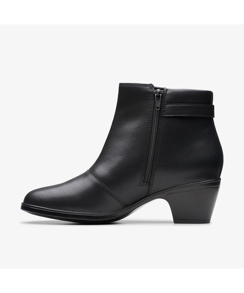 Clarks(クラークス)の「Emily2 Belle / エミリー2ベル(ブラックレザー)(ブーツ・レディース・ブラック・UK4.5/UK4/UK3.5/UK3/UK6/UK5.5/UK5)」の2枚目の写真
