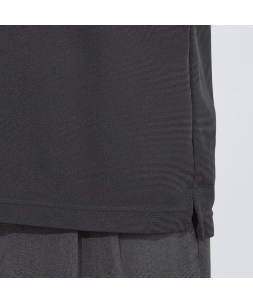 SUIT SELECT(スーツセレクト)の「【WEB限定】【RBC/半袖】カッタウェイビズポロシャツ プルオーバータイプ/4S(ポロシャツ・メンズ・ブラック/ネイビー系/グレー・SMALL/MEDIUM/LARGE/X-LARGE)」の9枚目の写真