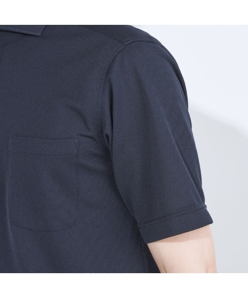 SUIT SELECT(スーツセレクト)の「【WEB限定】【RBC/半袖】カッタウェイビズポロシャツ プルオーバータイプ/4S(ポロシャツ・メンズ・ブラック/ネイビー系/グレー・SMALL/MEDIUM/LARGE/X-LARGE)」の22枚目の写真