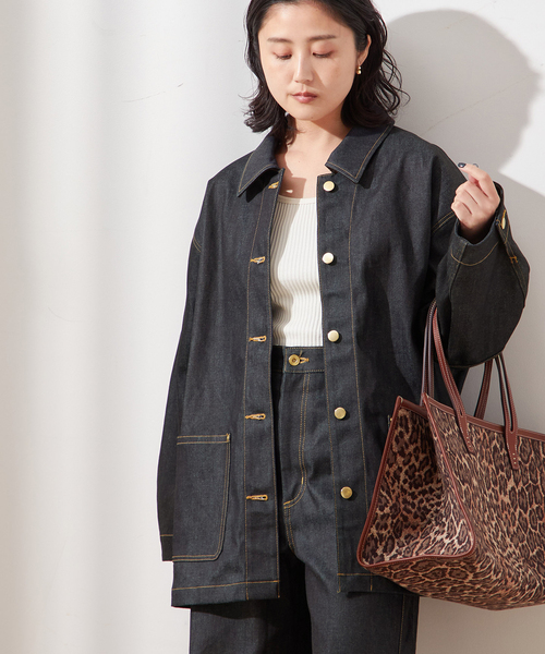 ジャーナルスタンダードレサージュ デニムカバーオール journal standard L'essage(ジャーナルスタンダードレサージュ