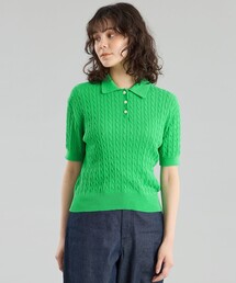 MACKINTOSH PHILOSOPHY（ﾏｯｷﾝﾄｯｼｭ ﾌｨﾛｿﾌｨｰ）の「【Bicolor Knit Polo