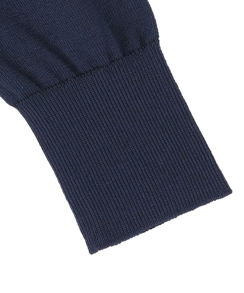 TOKYO SHIRTS（トウキョウシャツ）の「ハイゲージ Vネックカーディガン（カーディガン/ボレロ・レディース・ネイビー/ブラウン・M/L/LL）」の4枚目の写真