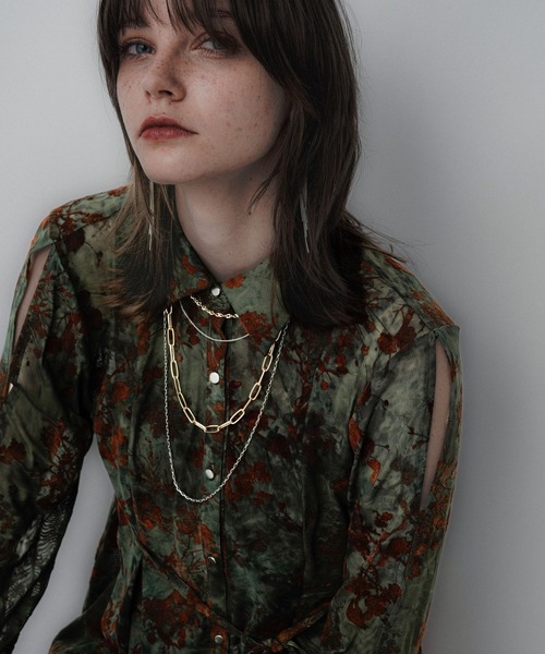 HARE(ハレ)の「オパールシアータイトシャツ(HARE)(シャツ/ブラウス・レディース・ブラック/グリーン・FREE)」の16枚目の写真