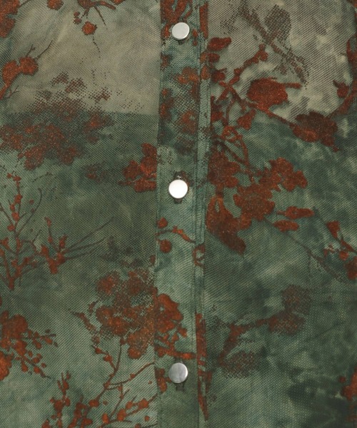 HARE(ハレ)の「オパールシアータイトシャツ(HARE)(シャツ/ブラウス・レディース・ブラック/グリーン・FREE)」の4枚目の写真