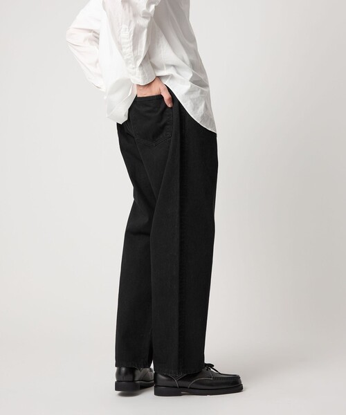 Steven Alan（スティーブンアラン）の「＜Steven Alan＞ 13.5oz デニム 5ポケット バギー テーパード パンツ（デニムパンツ・メンズ・ロイヤルブルー/ダークグレー/ブラック/ネイビー・30inch/32inch/33inch/31inch/34inch）」の14枚目の写真