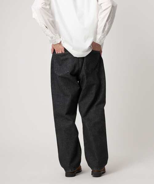 Steven Alan（スティーブンアラン）の「＜Steven Alan＞ 13.5oz デニム 5ポケット バギー テーパード パンツ（デニムパンツ・メンズ・ロイヤルブルー/ダークグレー/ブラック/ネイビー・30inch/32inch/33inch/31inch/34inch）」の19枚目の写真