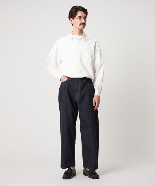 Steven Alan（スティーブンアラン）の「＜Steven Alan＞ 13.5oz デニム 5ポケット バギー テーパード パンツ（デニムパンツ・メンズ・ロイヤルブルー/ダークグレー/ブラック/ネイビー・30inch/32inch/33inch/31inch/34inch）」の20枚目の写真
