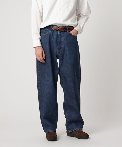 Steven Alan＞ 13.5oz デニム 5ポケット バギー テーパード