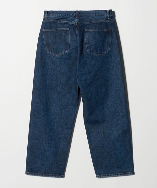 Steven Alan＞ 13.5oz デニム 5ポケット バギー テーパード パンツ