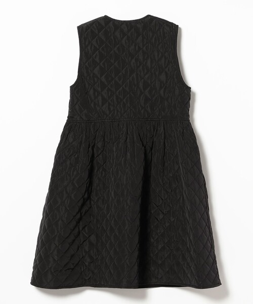 CAROLINA GLASER（カロリナ グレイサー）の「リボン付きキルティング ノースリーブワンピース（ワンピース・レディース・グリーン系その他5/ブラック・ONE SIZE）」の10枚目の写真