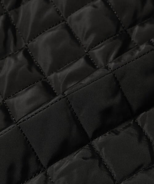 CAROLINA GLASER（カロリナ グレイサー）の「リボン付きキルティング ノースリーブワンピース（ワンピース・レディース・グリーン系その他5/ブラック・ONE SIZE）」の11枚目の写真