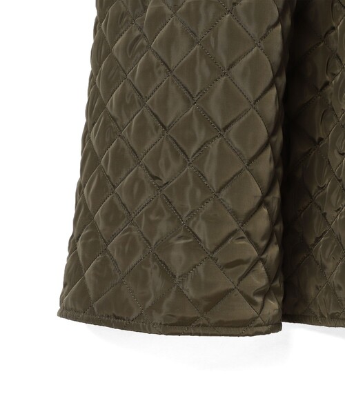 CAROLINA GLASER（カロリナ グレイサー）の「リボン付きキルティング ノースリーブワンピース（ワンピース・レディース・グリーン系その他5/ブラック・ONE SIZE）」の13枚目の写真