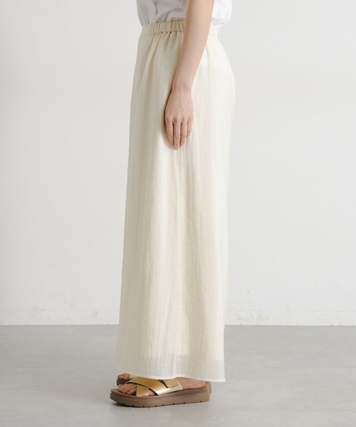 studio CLIP（スタディオクリップ）の「シアーフレアスカーチョ[プチサイズあり]（その他パンツ・レディース・ブラウン/ピンク/アイボリー・PF/FREE）」の14枚目の写真