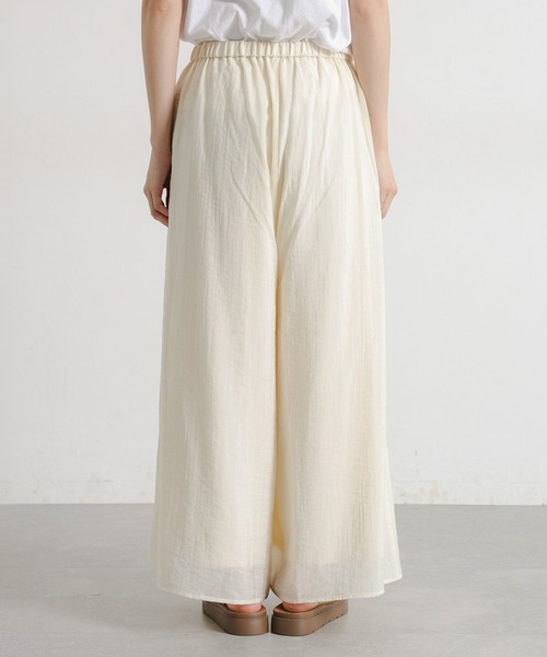 studio CLIP（スタディオクリップ）の「シアーフレアスカーチョ[プチサイズあり]（その他パンツ・レディース・ブラウン/ピンク/アイボリー・PF/FREE）」の13枚目の写真