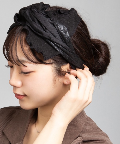 セール】ビッグ リボン ヘアバンド ターバン（ヘアバンド