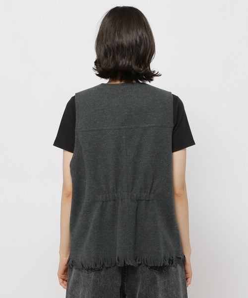 B　5/16 1moresheep天使の羽スペシャルプリントナイロンベスト B 5/16 1moresheep天使の羽スペシャルプリントナイロンベスト