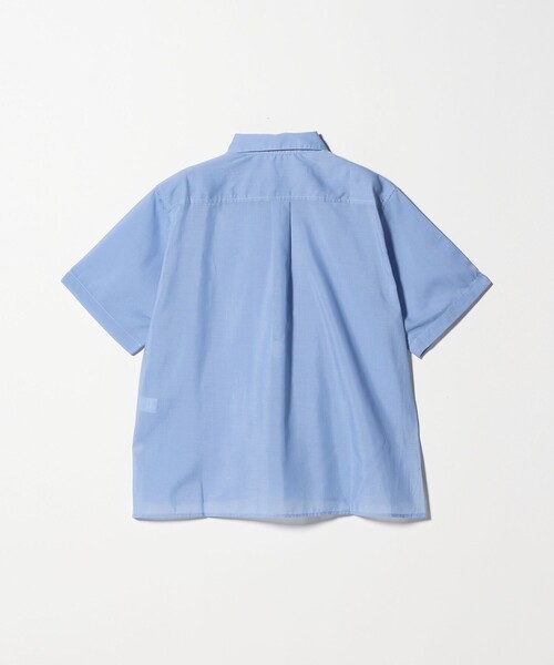 CITEN(シテン)の「<CITEN>エッセンシャルシャツハンソデ(シャツ/ブラウス・レディース・ワイン/ブラック/ライトブルー・M/S)」の14枚目の写真