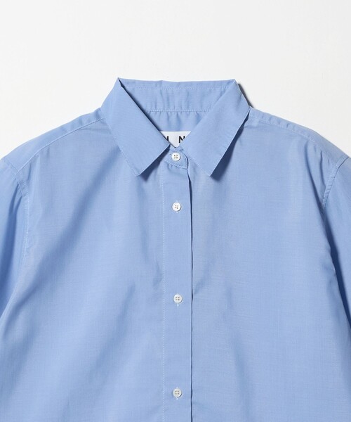 CITEN(シテン)の「<CITEN>エッセンシャルシャツハンソデ(シャツ/ブラウス・レディース・ワイン/ブラック/ライトブルー・M/S)」の15枚目の写真