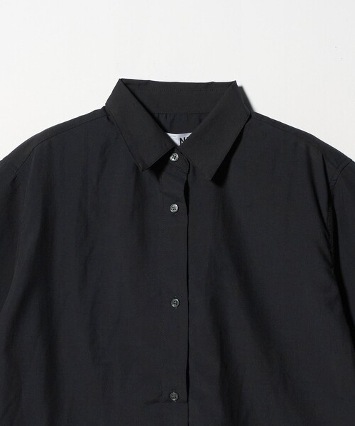 CITEN(シテン)の「<CITEN>エッセンシャルシャツハンソデ(シャツ/ブラウス・レディース・ワイン/ブラック/ライトブルー・M/S)」の21枚目の写真