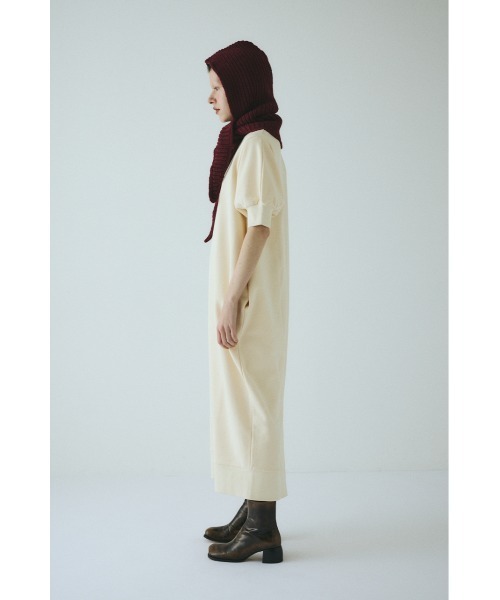 HeRIN.CYE(ヘリンドットサイ)の「Balloon sleeve cut dress バルーンスリーブカットドレス(ワンピース・レディース・ブルー系その他3/ブラック/オフホワイト・FREE)」の4枚目の写真