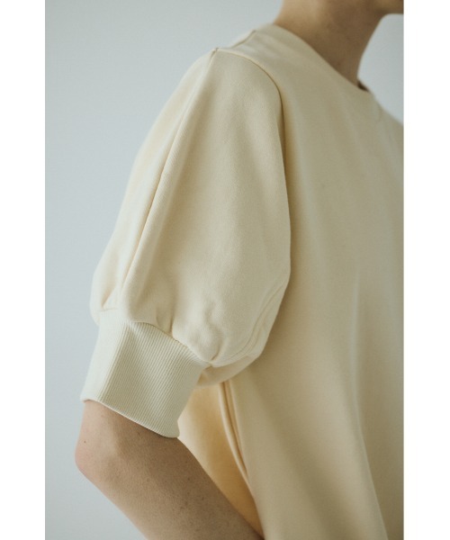 HeRIN.CYE(ヘリンドットサイ)の「Balloon sleeve cut dress バルーンスリーブカットドレス(ワンピース・レディース・ブルー系その他3/ブラック/オフホワイト・FREE)」の8枚目の写真